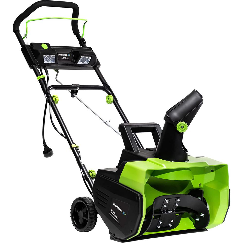 Earthwise 15-Amp 18 in. Electric Corded Walk Behind Snow Thrower with LED Lights
