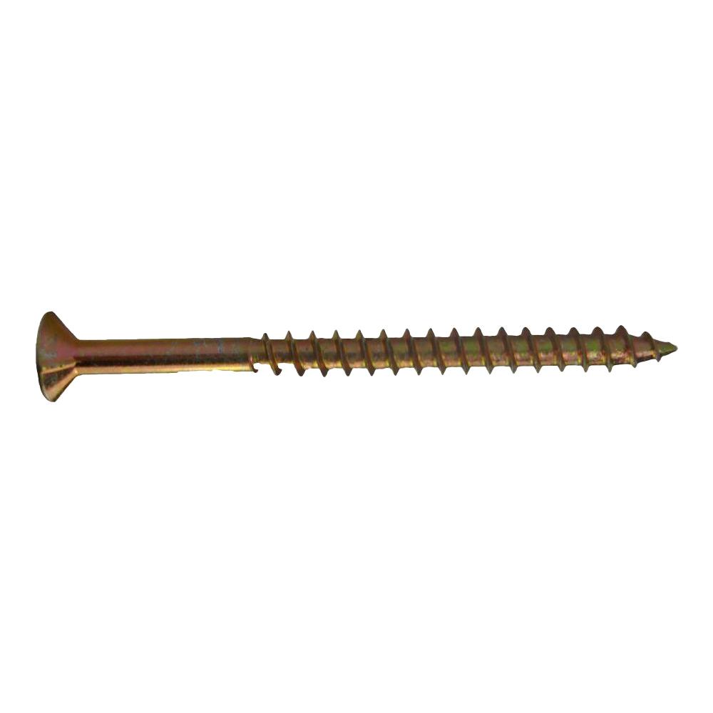 Length: 5//8 inches Pack of 100 Slotted Drive - Round Head Screw Size: #5 Solid Brass Plain Finish #5 x 5//8 Brass Wood Screws
