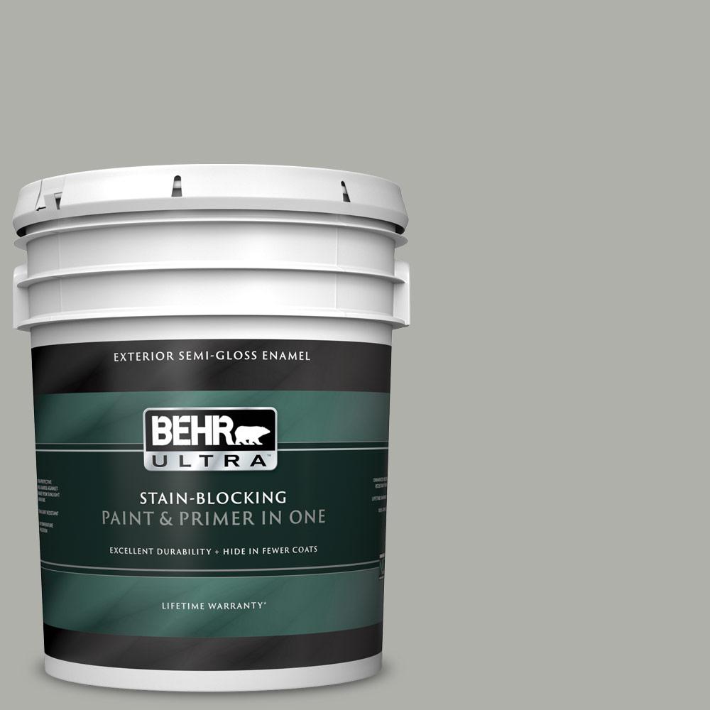 BEHR ULTRA 5 gal. BNC06 Urban Putty SemiGloss Enamel