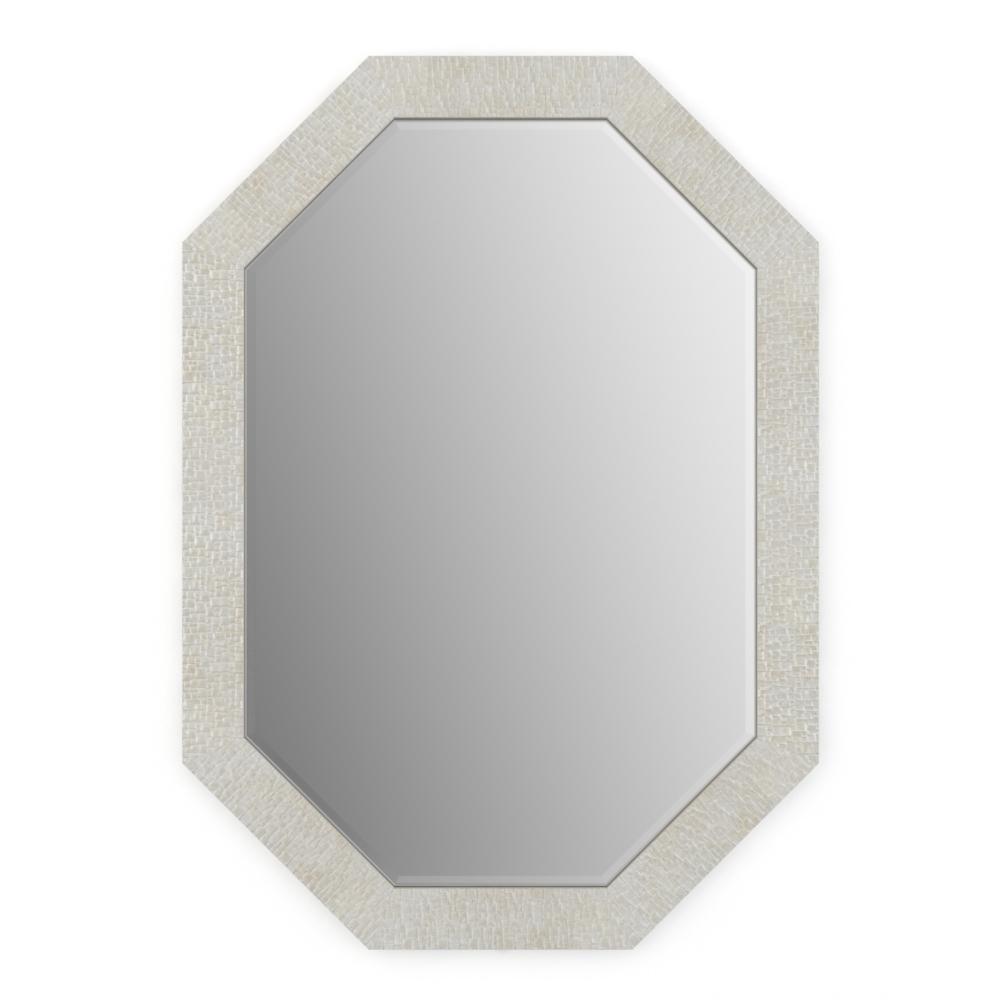 Delta 33 in. x 46 in. (L3) Octagonal Framed Mirror with Deluxe Glass