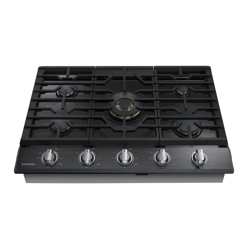 30 5 burner gas cooktop cooktop black samsung 30 in gas cooktop in fingerprint resistant black stainless with burners including dual 30 5 burner gas cooktop cooktop black samsung 30 in gas cooktop in fingerprint resistant black stainless with burners including dual