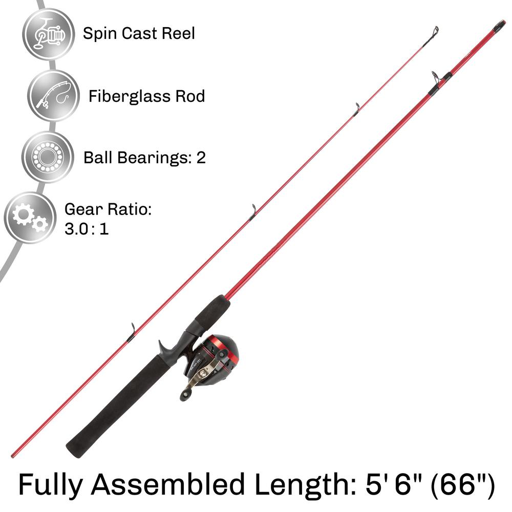 5 ft fishing rod and reel