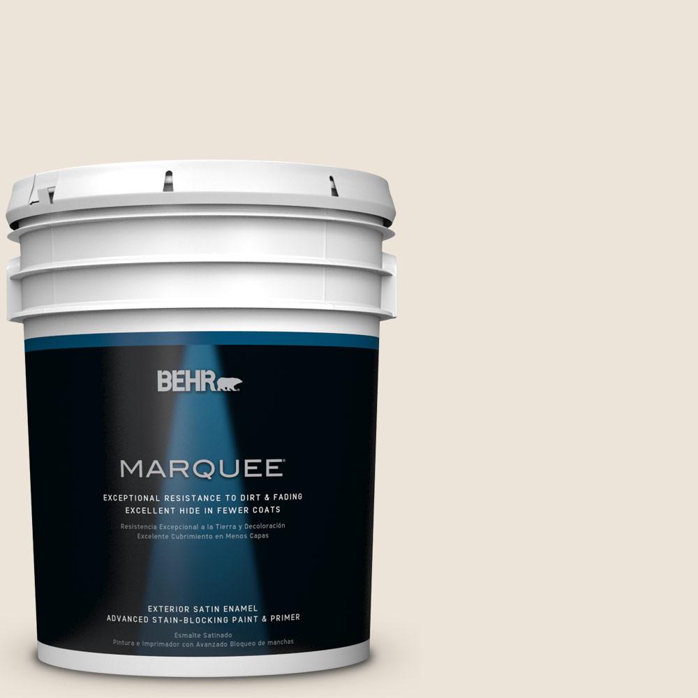 BEHR MARQUEE 5gal. N3001 Sail Cloth Satin Enamel Exterior Paint
