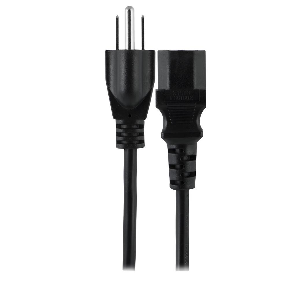 Ge 10 Ft Computer Power Cord Black 34507 The Home Depot