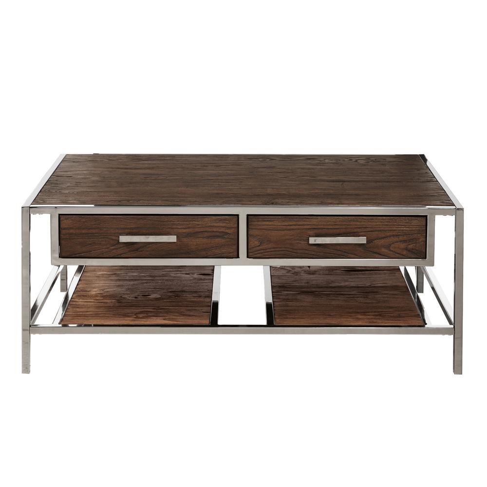 Homefare Modern Style Chocolate Brown Wood And Homefare Modern Style Chocolate Brown Wood And