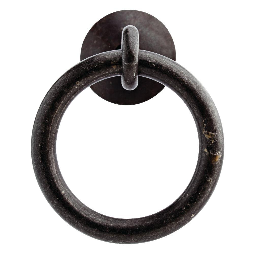 Homegrown Hardware by Liberty 2 in. (51mm) Black Iron Ring Pull142317