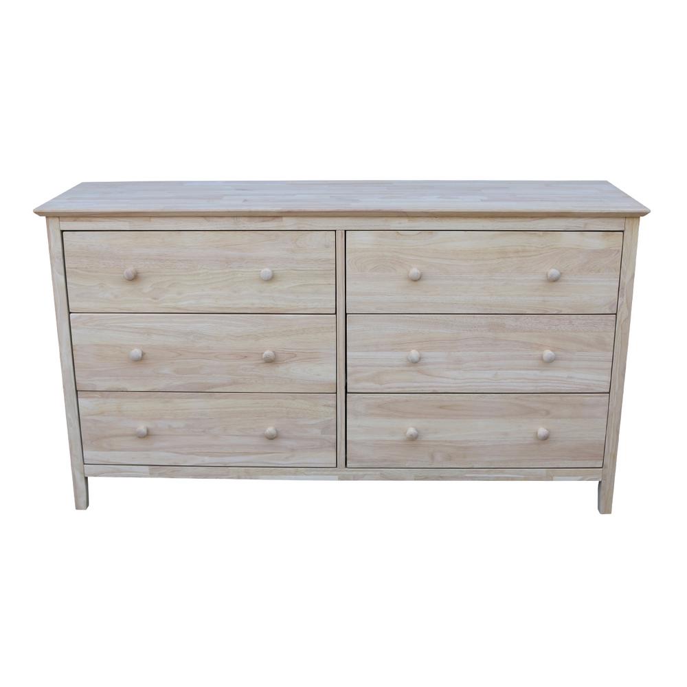 unfinished wood - dressers & chests - bedroom furniture - the home depot