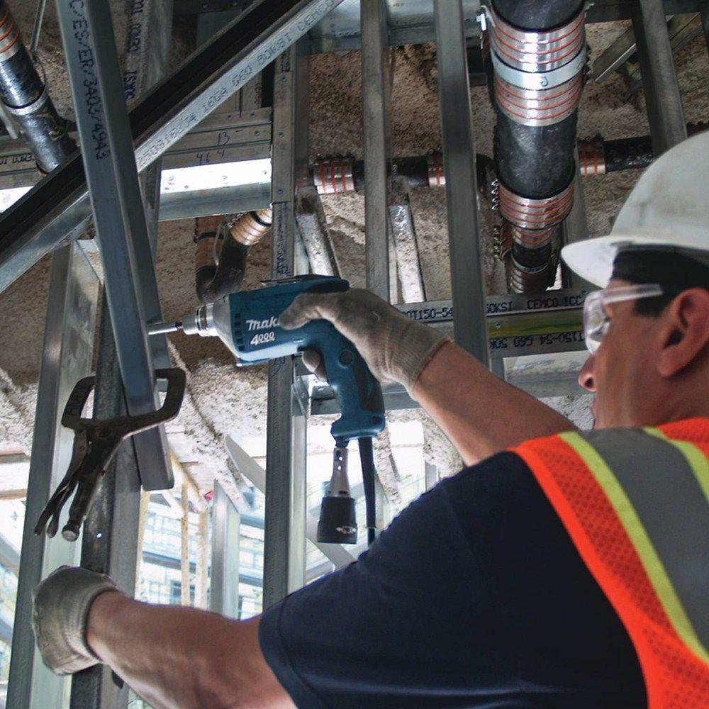 MAKITA Drywall Screw Gun 6 Amp 4000 RPM 1/4 in.Adjustable With Steel