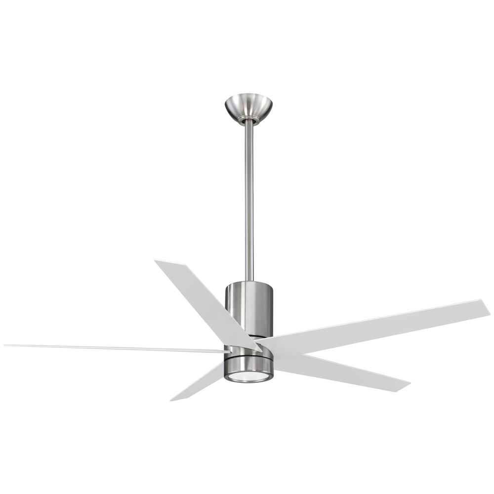 Minka Aire Symbio 56 In Integrated Led Indoor Brushed Nickel With