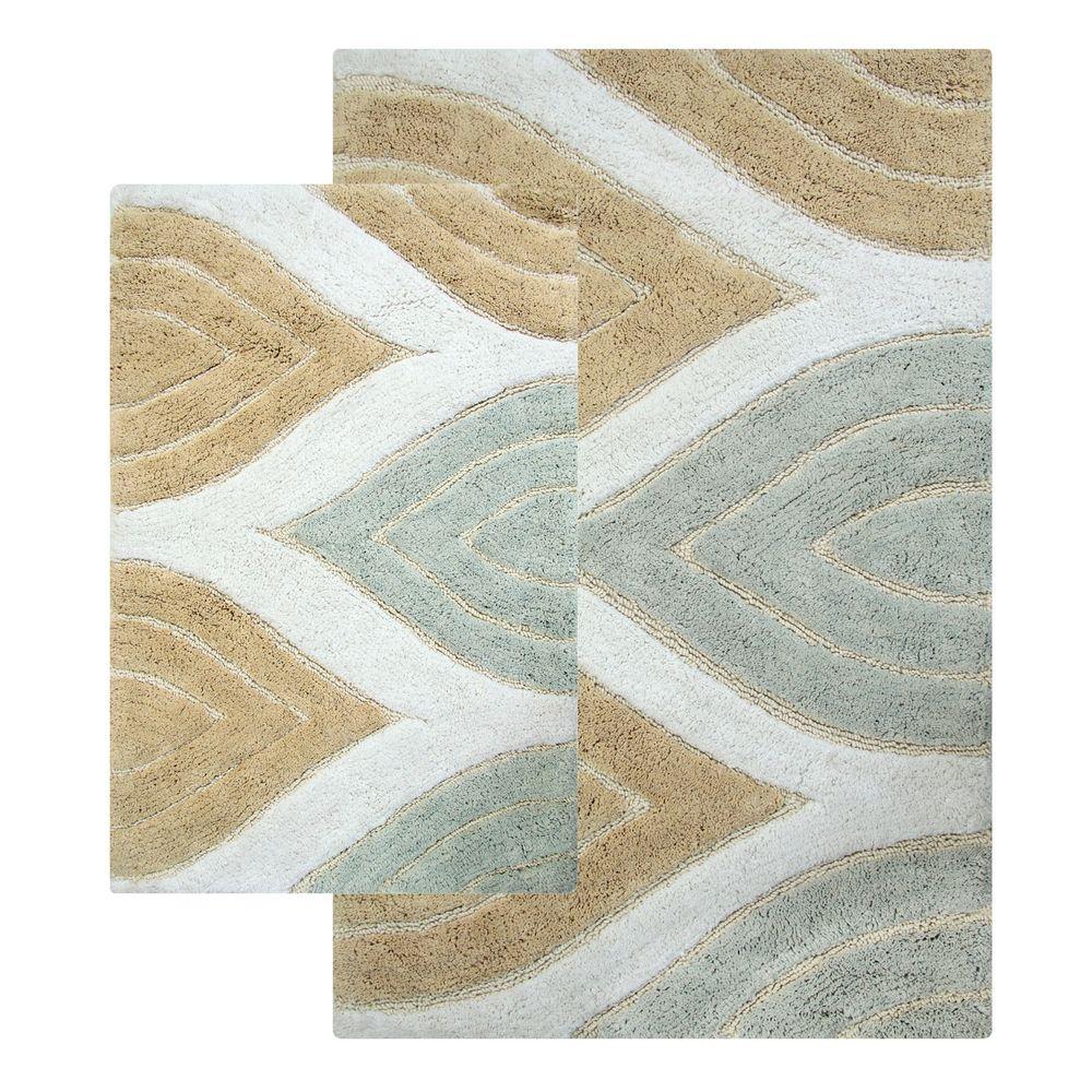 Chesapeake Merchandising Bath Rugs Mats The Home Depot Davenport 21 In X 34 And 24 40