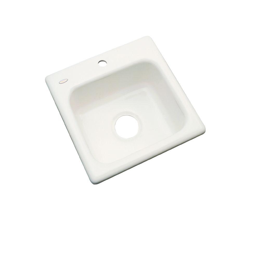Thermocast Manchester DropIn Acrylic 16 in. 1Hole Single Bowl