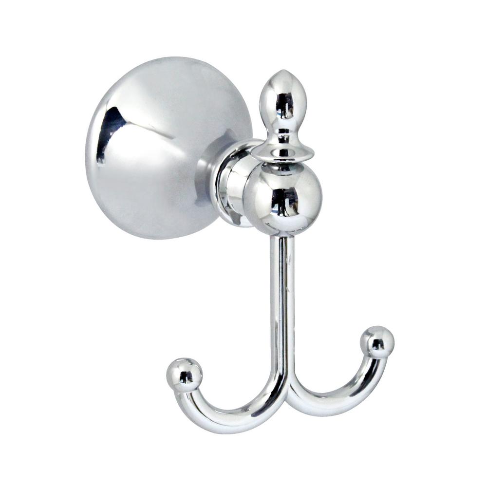 MODONA ANTICA Double Robe and Towel Hook in Polished Chrome4054PC