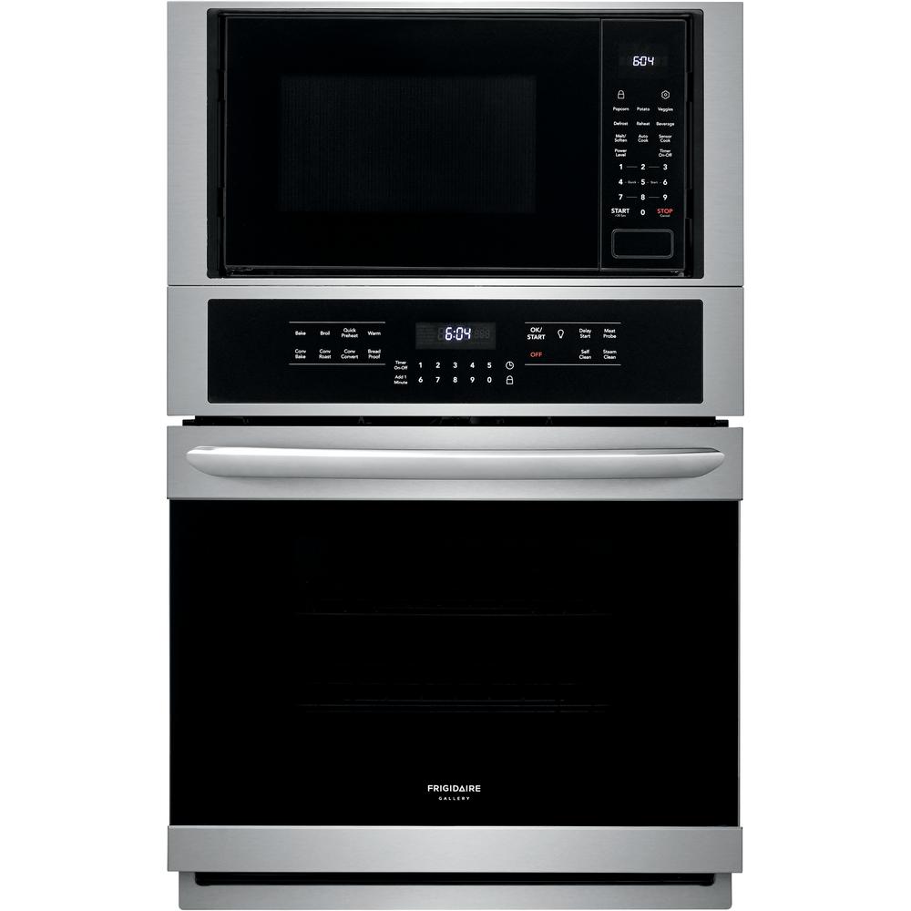 Frigidaire Gallery 27 In Electric True Convection Wall Oven With Built Microwave Stainless Steel Fgmc2766uf The Home Depot - 27 Inch Wall Oven Microwave Combo Black Stainless Steel Frigidaire Gallery 27 In Electric True Convection Wall Oven With Built Microwave Stainless Steel Fgmc2766uf The Home Depot - 27 Inch Wall Oven Microwave Combo Black Stainless Steel