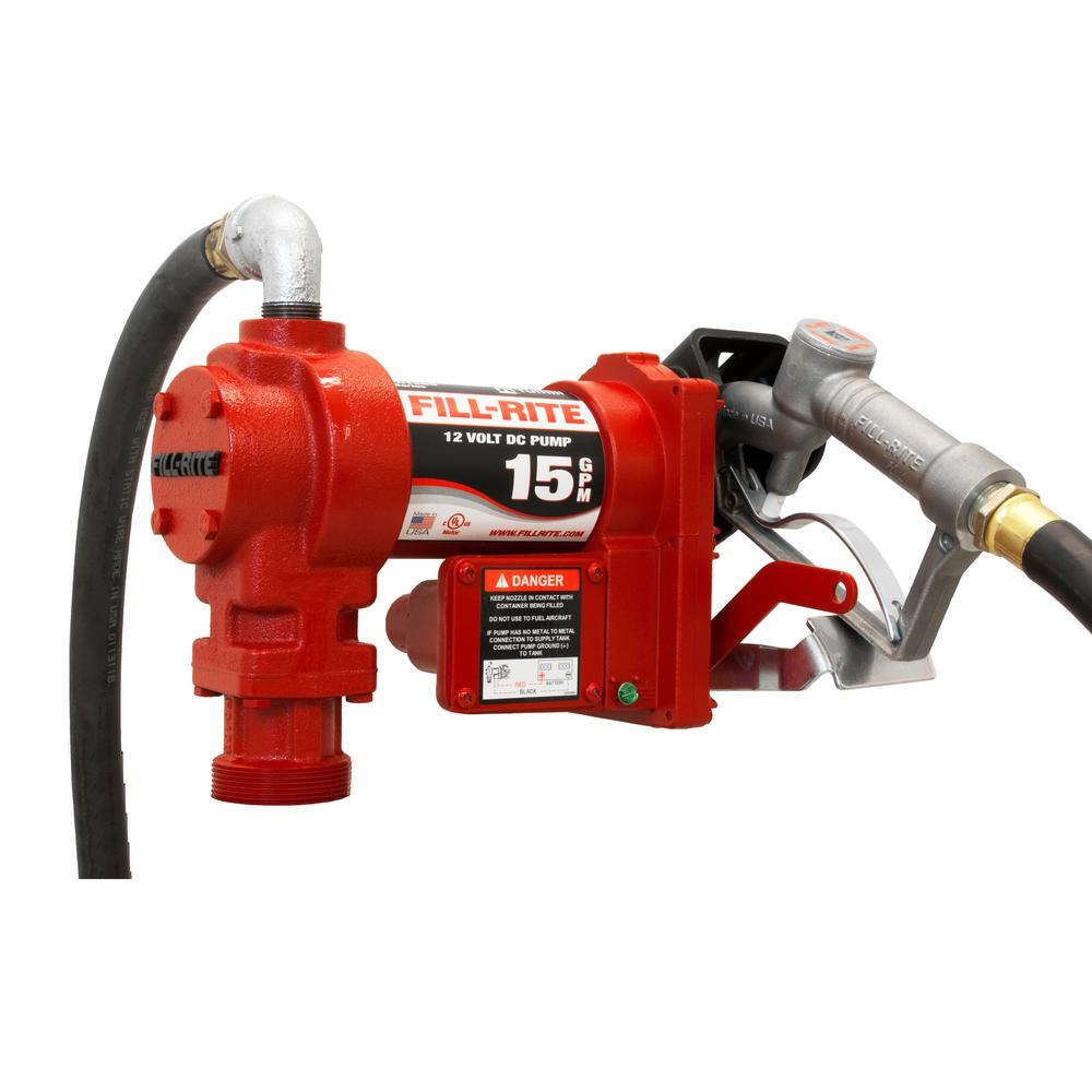 UPC 089404223079 product image for Fillrite Fill-Rite 12-Volt 15 GPM 1/4 HP Fuel Transfer Pump with Standard Access | upcitemdb.com