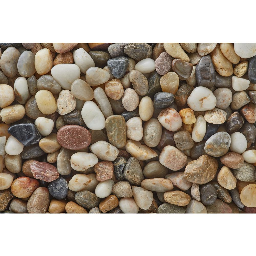 3/8 in. Polished Mixed Gravel (20 lbs. Bag)PM200510 The Home Depot