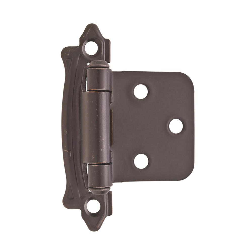 Amerock OilRubbed Bronze Variable Overlay SelfClosing, Face Mount
