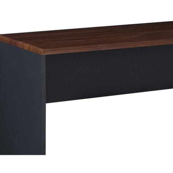 Ameriwood Home Greywood Cherry And Gray L Shaped Computer Desk