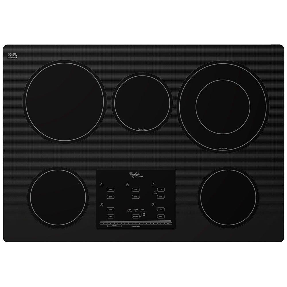 Whirlpool Gold 30 in. Radiant Electric Cooktop in Black with 5 Elements