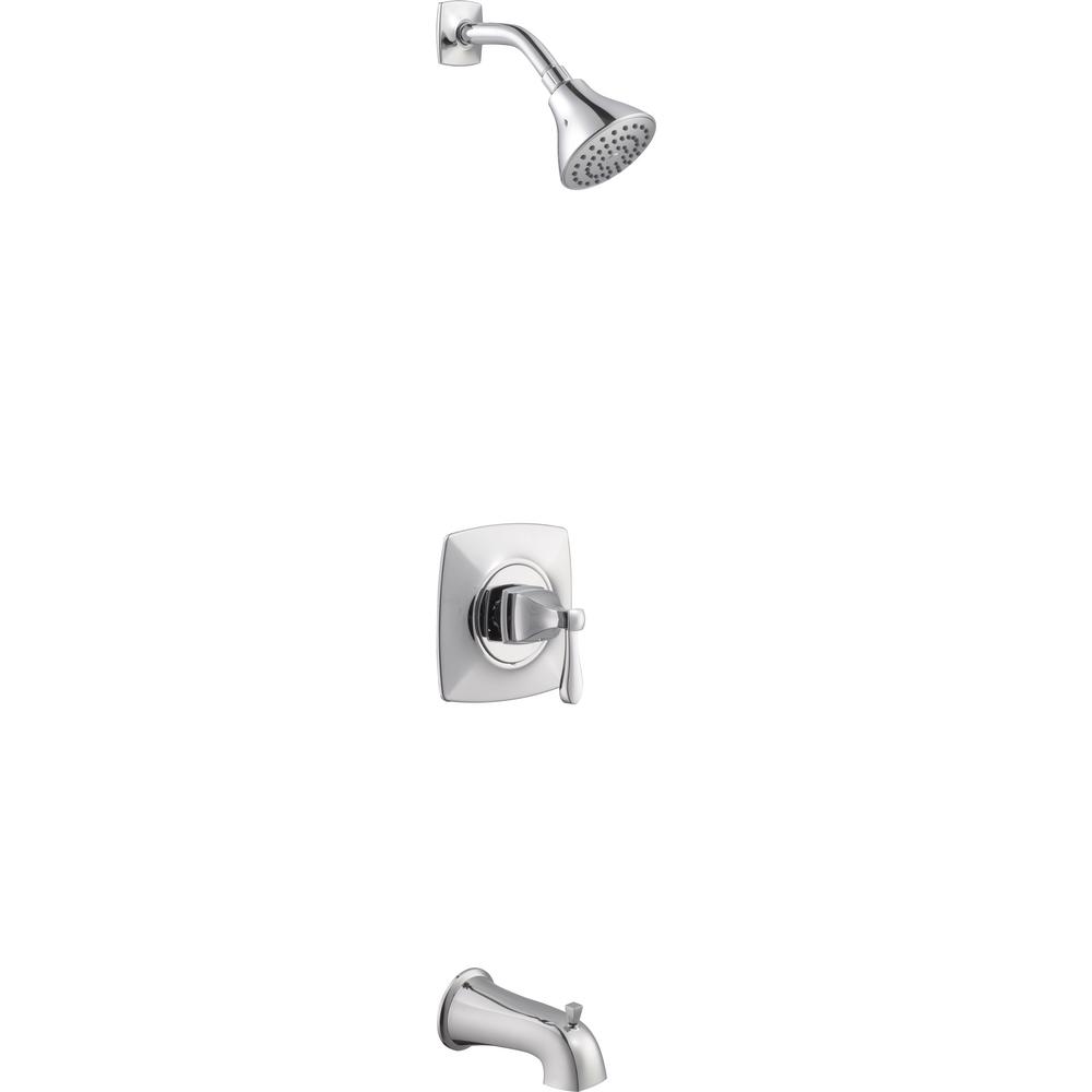 Glacier Bay Milner Single Handle 1 Spray Tub And Shower Faucet In