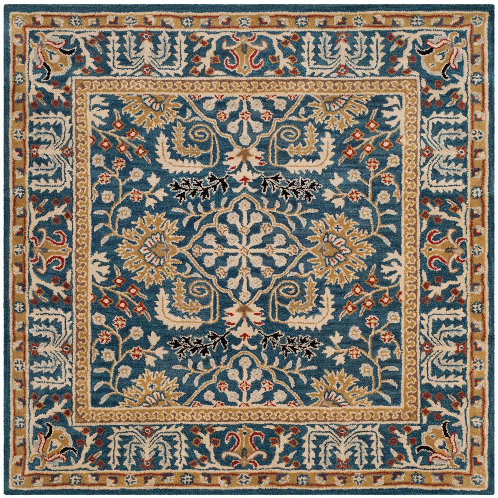 Safavieh Antiquity Dark Blue/Multi 6 ft. x 6 ft. Square Area RugAT64B