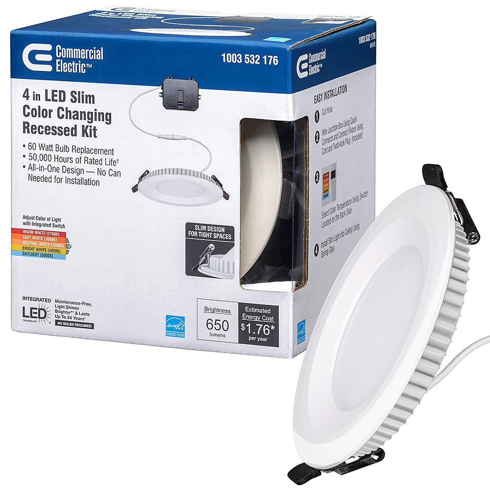 Low Voltage New Construction Recessed Lighting The Color Selectable Canless Led Recessed Kit
