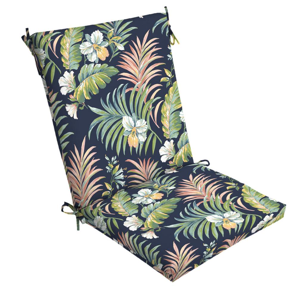 Arden Selections 20 in. x 24 in. Simone Tropical Outdoor Chair Cushion ...