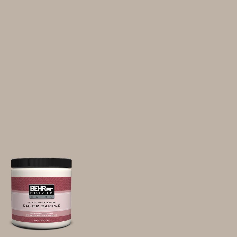 BEHR Premium Plus Ultra 8 oz. #N220-3 Smokestack Matte Interior ...