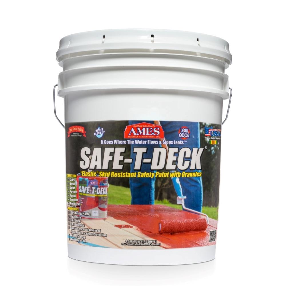 Ames SafeTDeck 5 gal. Tan Slip Resistant Waterproof Deck Coating