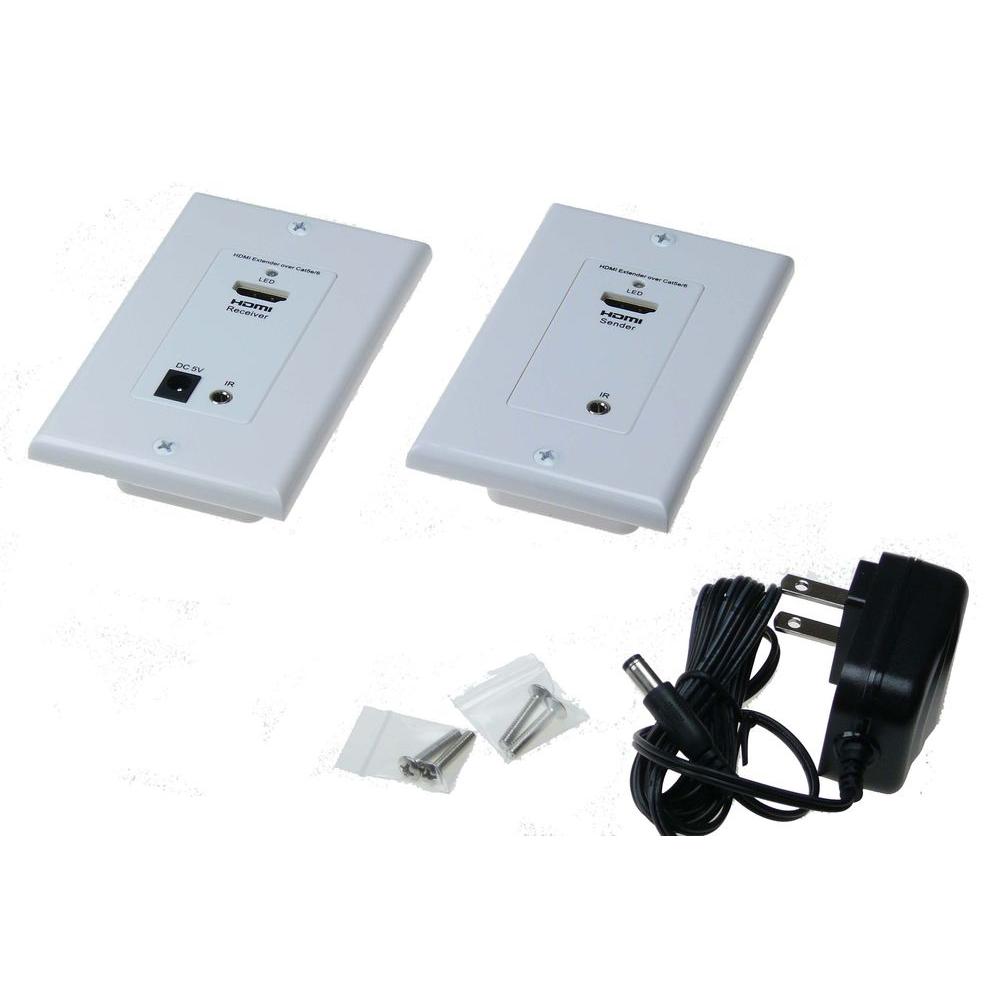 NTW HDMI and IR wall Plate Signal Extender up to 165 ft.NHDMI3WPIR50