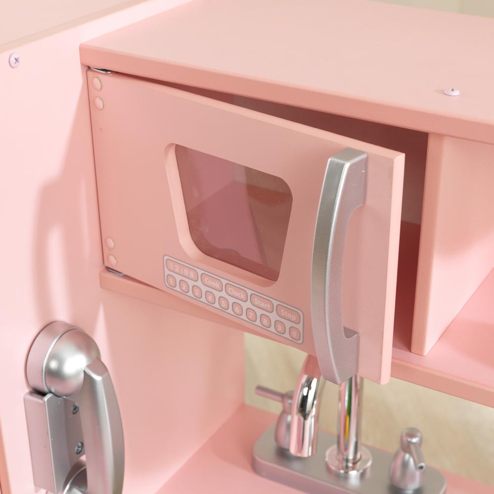 kidkraft corner kitchen pink