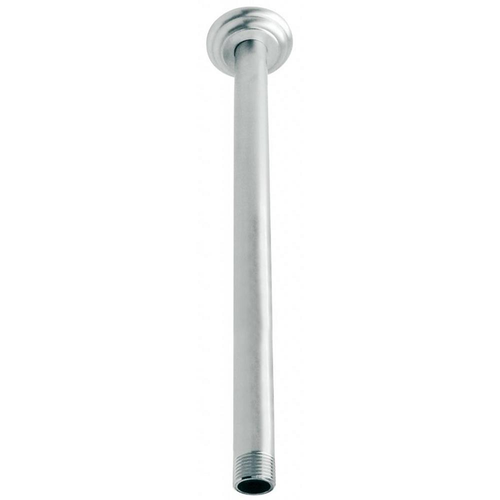 Westbrass 12 In Ceiling Mount Shower Arm And Flange In Polished