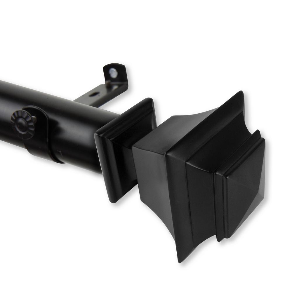 Rod Desyne Bach 1 5 In Non Telescoping Single Curtain Rod 14 Ft