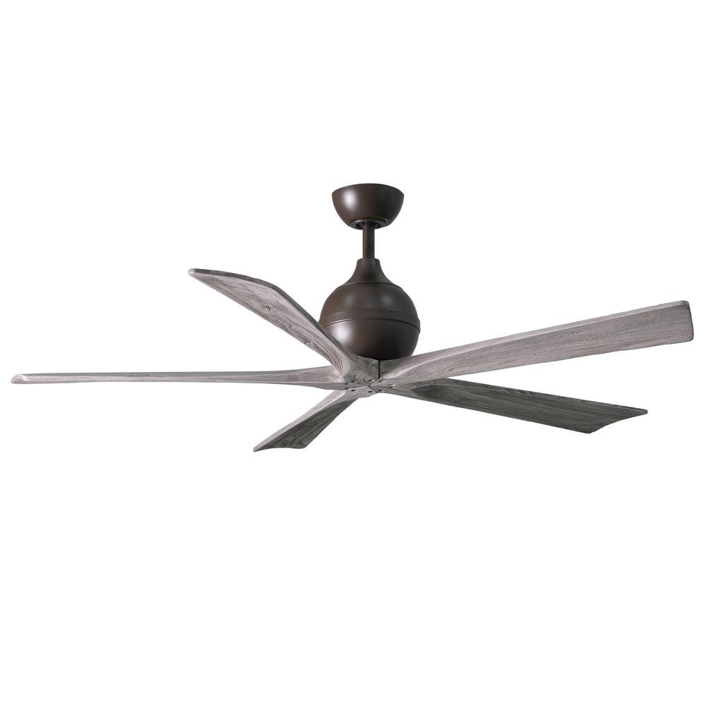 Atlas Irene 60 In Indoor Outdoor Textured Bronze Ceiling Fan With Remote Control And Wall Control