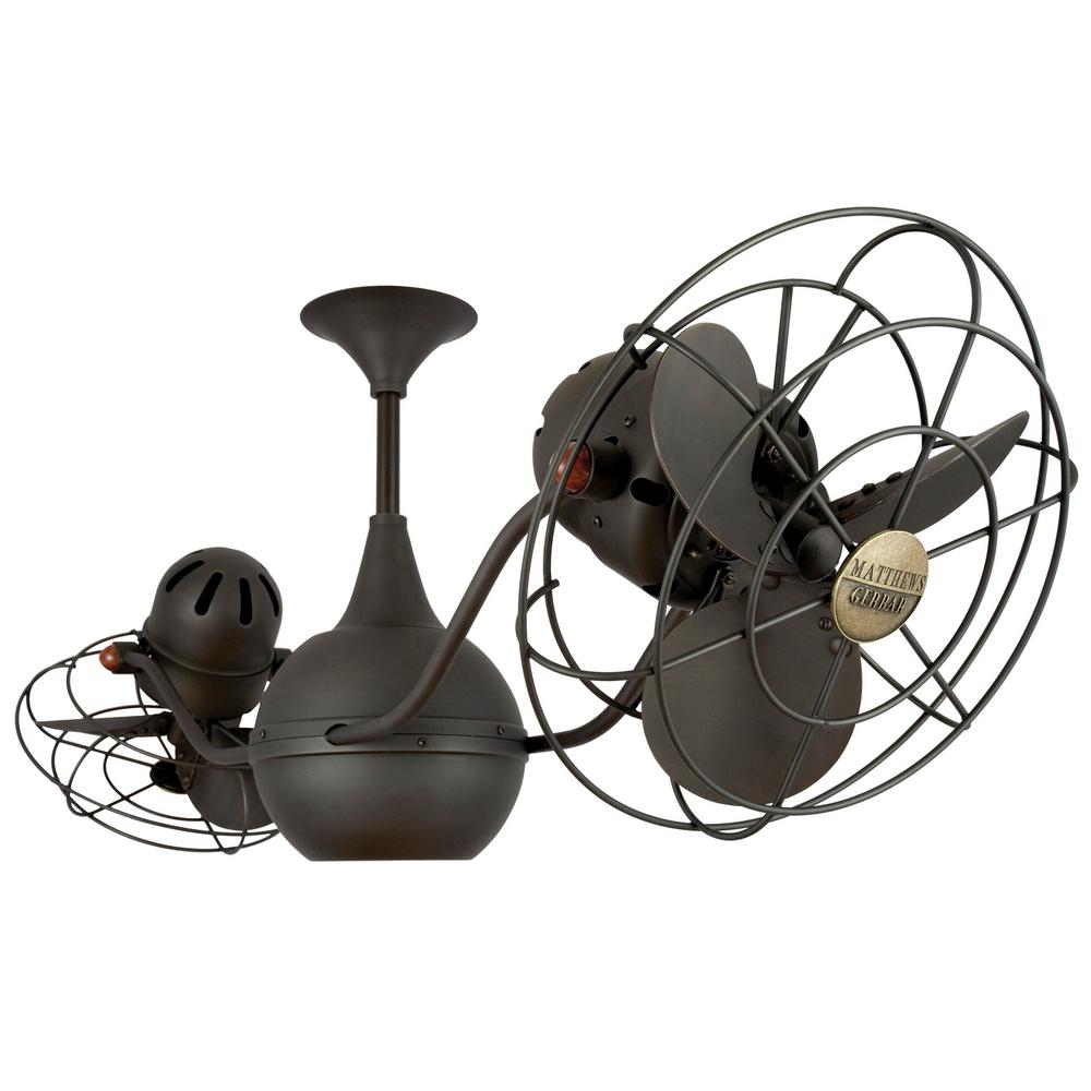 Matthews Gerbar Vent Bettina 42 In Indoor Bronze Ceiling Fan With Matthews Gerbar Vent Bettina 42 In Indoor Bronze Ceiling Fan With Wall Control