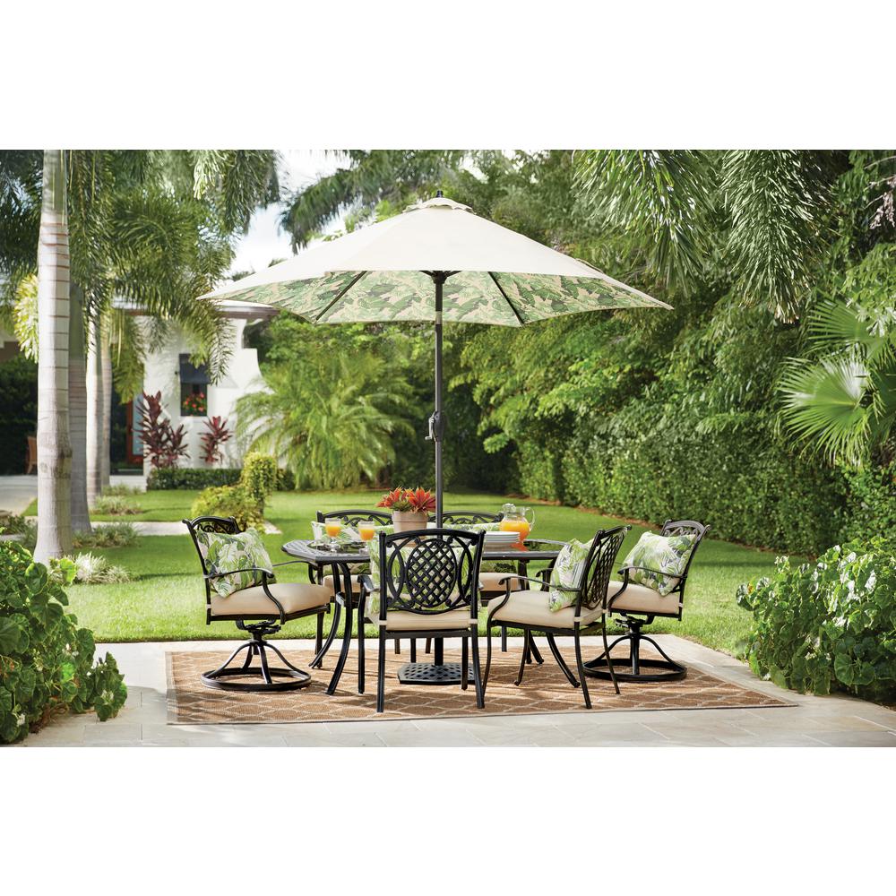 Hampton Bay Belcourt Square Patio Umbrella Base D11334 Ub The