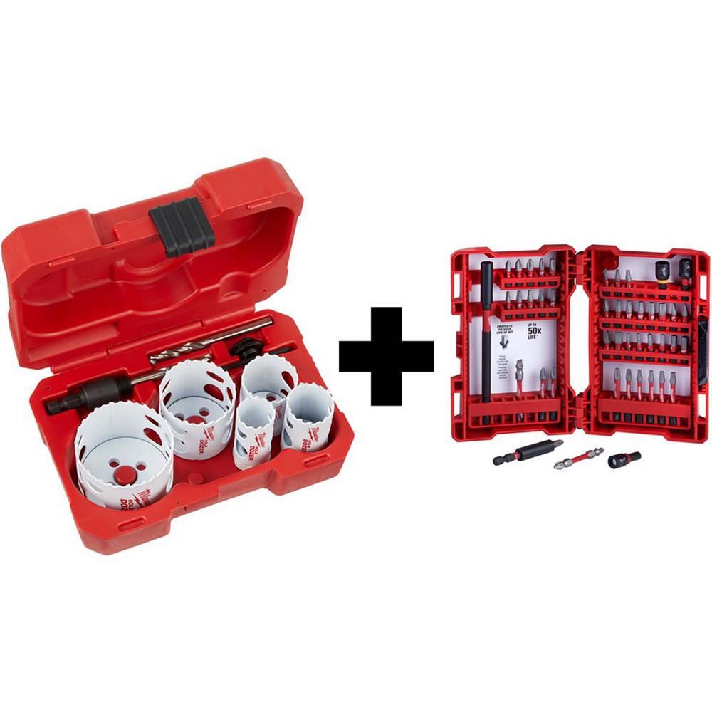 Milwaukee Hole Dozer General Purpose Bi-Metal Hole Saw Set + Bit Set