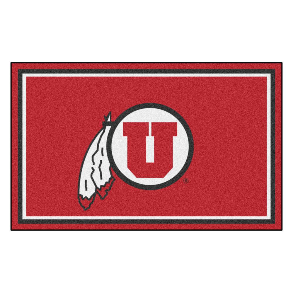 Fanmats Ncaa University Of Utah Red 6 Ft X 4 Indoor Area Rug Fanmats Ncaa University Of Utah Red 6 Ft X 4 Indoor Area