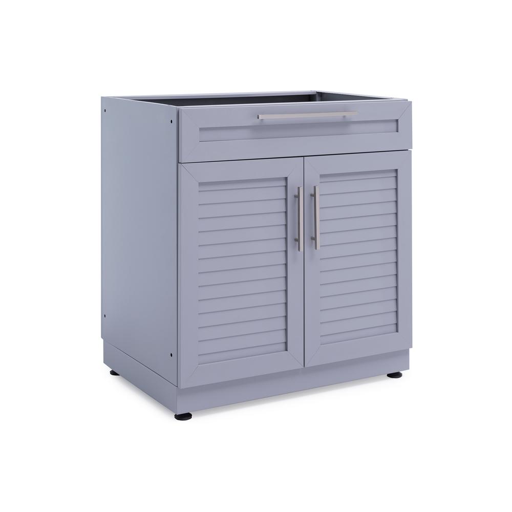 Newage S Coastal Gray 32 In Bar W X 36 5 H 23 Coastal Gray 32 In Bar W X 36 5 H 23 D Outdoor Kitchen Cabinet