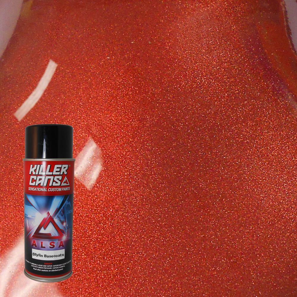 Alsa Refinish 12 oz. Stylin Basecoats Radical Red Killer Cans Spray ...