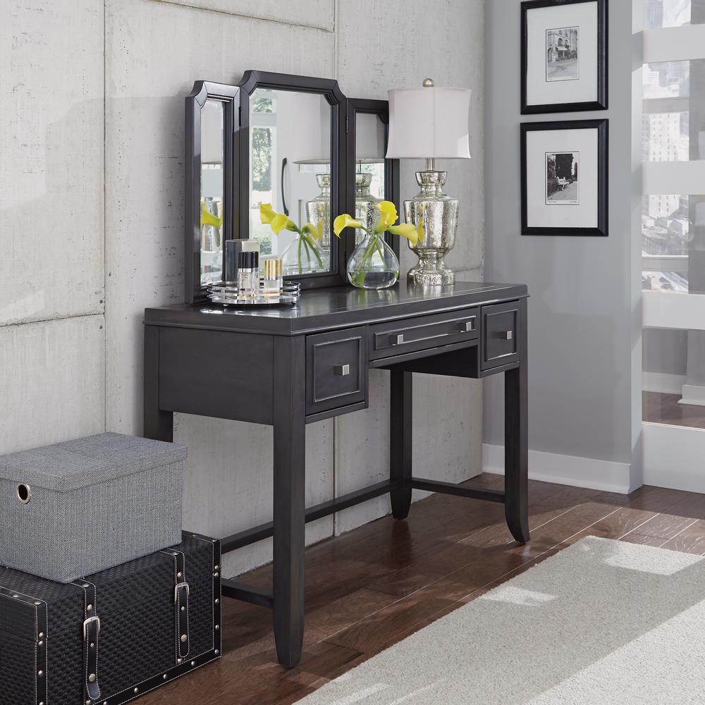 Homestyles 5th Avenue Vanity And Bench 5436 72 The Home Depot