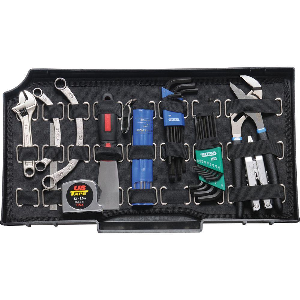 Pelican 19.45 in. Tool Pallet with Strap, Black0454410000 The Home Depot