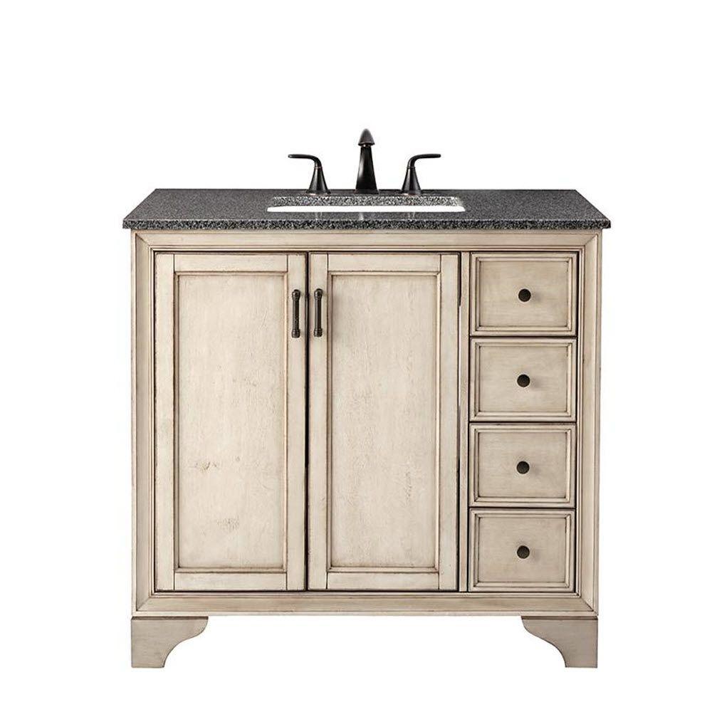 35 37 In Gray Bathroom Vanities Bath The Home Depot Hazelton 37 In W X 22 D Bath Vanity Antique Grey With