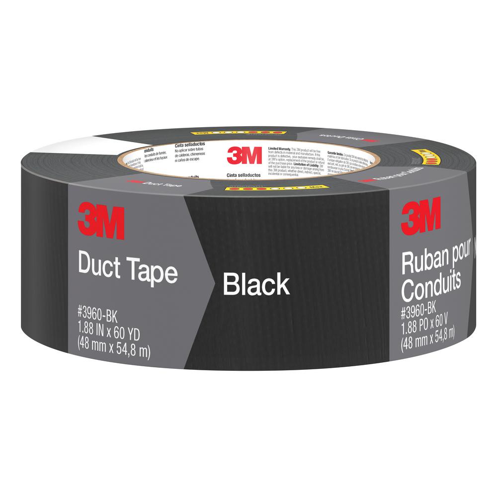 3M COMPANY 1060-BLK-A 1.88x60YD Black Duct Tape