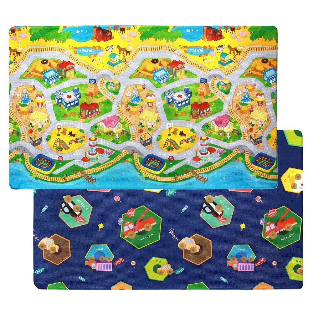 Dwinguler My Town 5 Ft X 8 Ft Play Mat Dw L15 010 The Home Depot