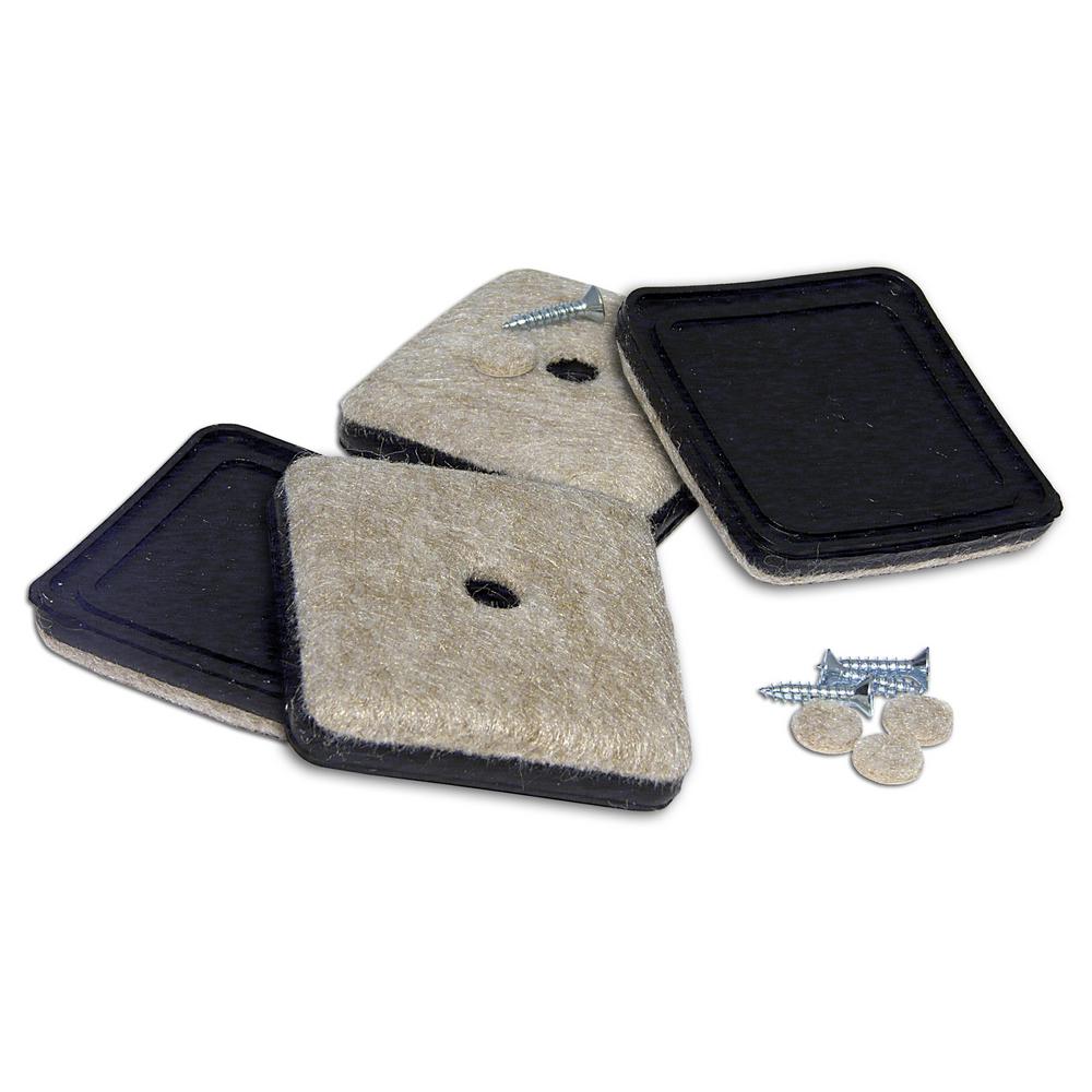 Richelieu Hardware 21/8 in. Screwon Felt Pads (4Pack)23096 The