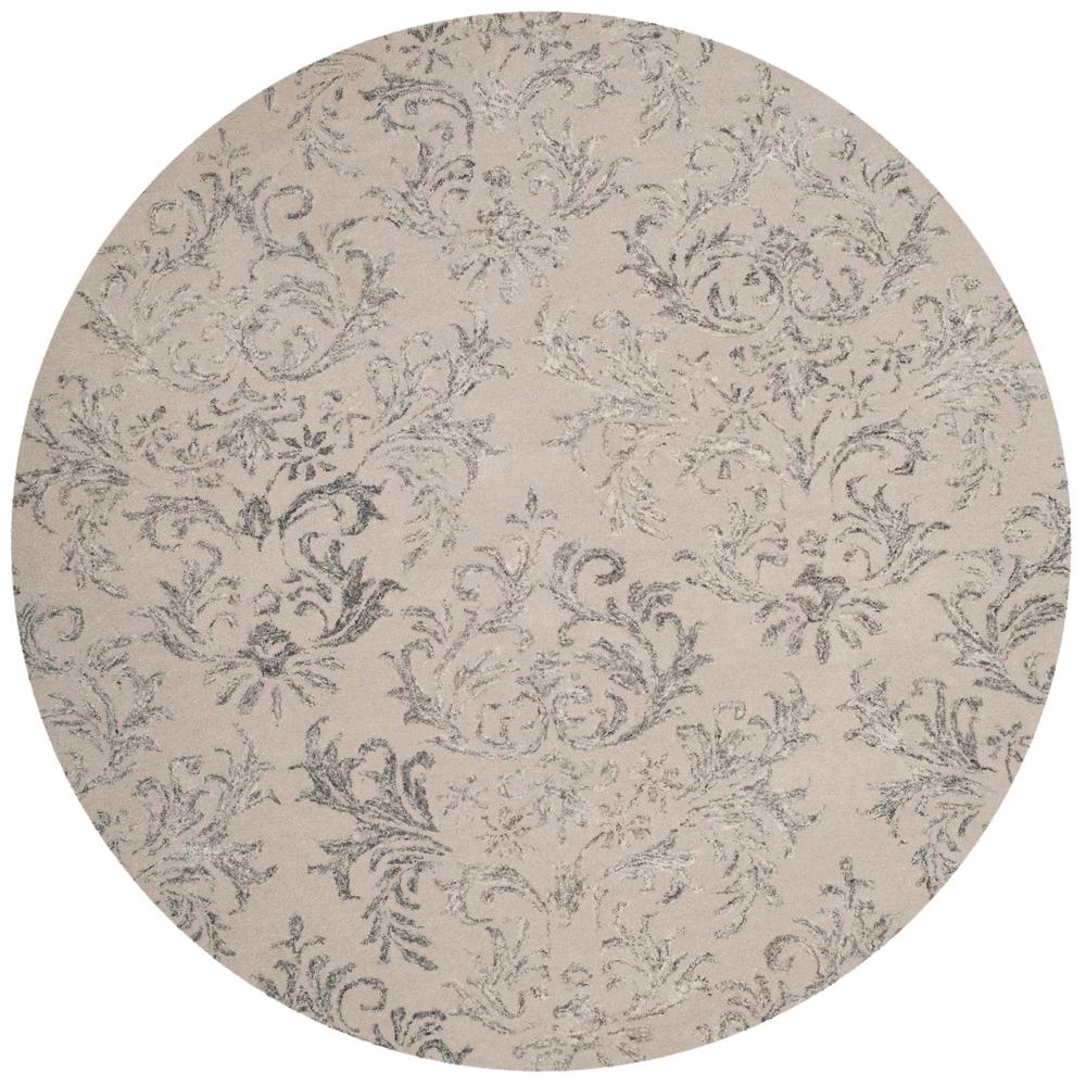 Safavieh Glamour Gray 6 Ft X Round Area Rug