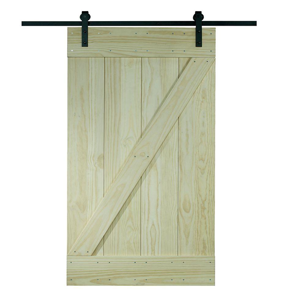 1 5 Easy Install Barn Doors Interior Closet The Home Timber Hill Wood Ready To Assemble Barn Door With