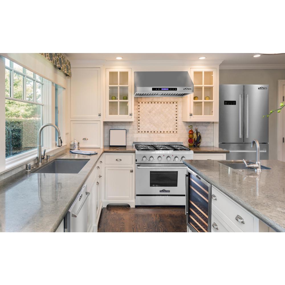 Thor Kitchen 18 In 40 Bottle Single Zone Built Wine Cooler Thor Kitchen 18 In 40 Bottle Single