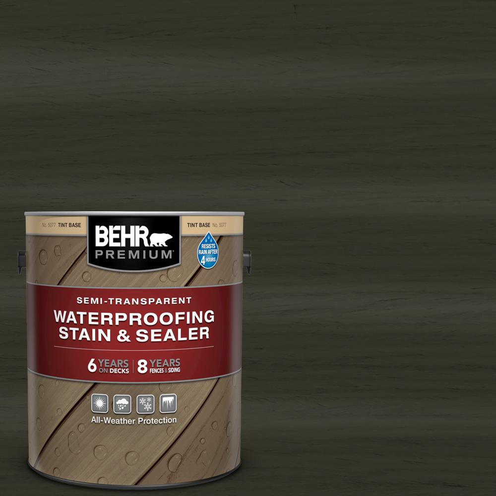 BEHR Premium 1 gal. ST108 Forest SemiTransparent Waterproofing