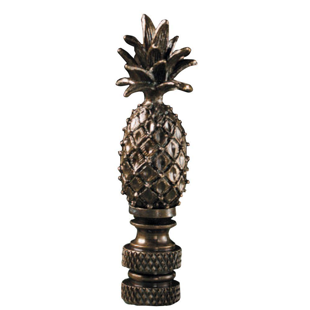 Mario Industries 2 1 In Pineapple Lamp Finial B262a The Home Depot Pineapple Lamp Finial